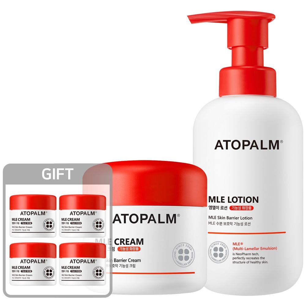 아토팜 MLE 로션 300ml + 크림 160ml (+크림8ml 4개)