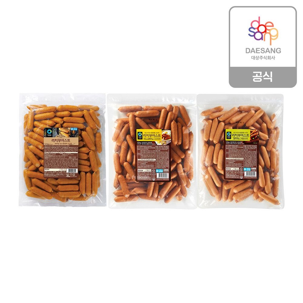 청정원 리치부어스트 1.5kg 2종 택1 (오리지널1.5kg)