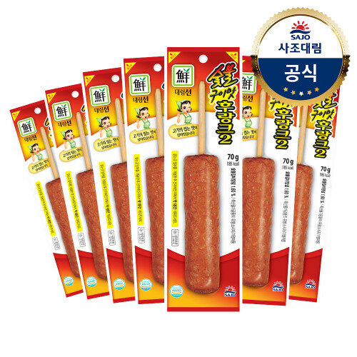 [대림냉장] 숯불구이맛후랑크70g x30개 /소시지/간식