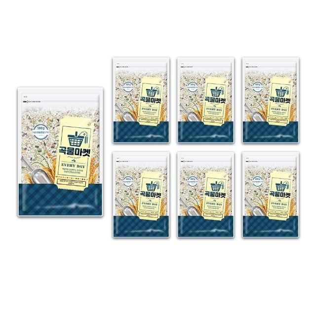 더프레시 곡물마켓 귀리렌틸혼합17곡 500g x 7