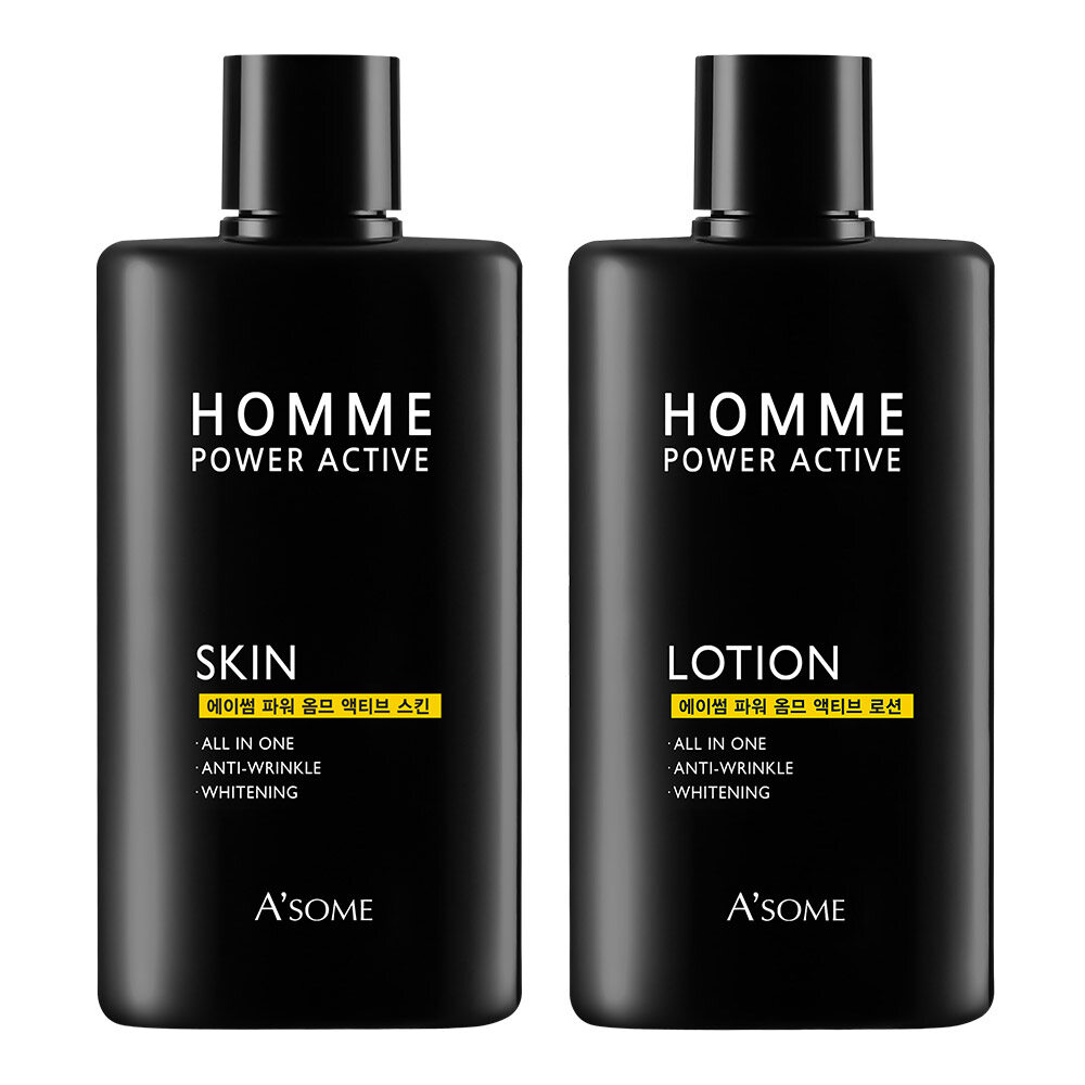 에이썸 파워 옴므 액티브 남성 스킨로션 200ml 1+1