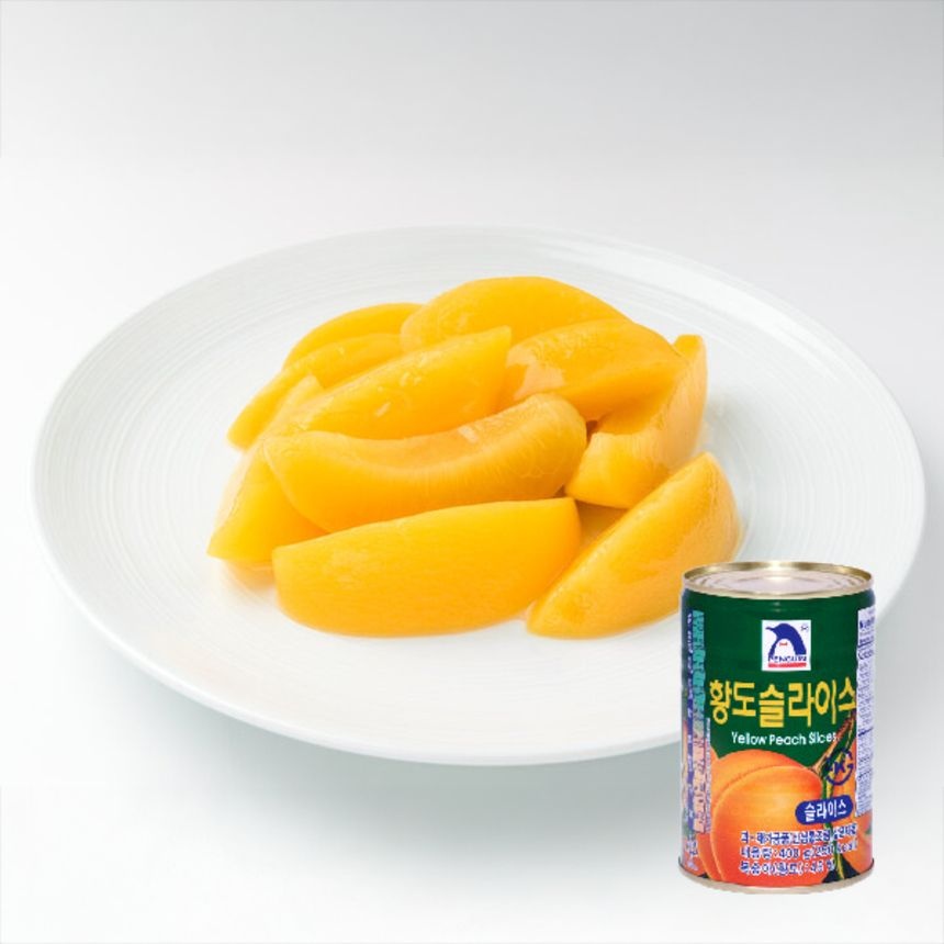 펭귄 황도슬라이스 통조림 400g