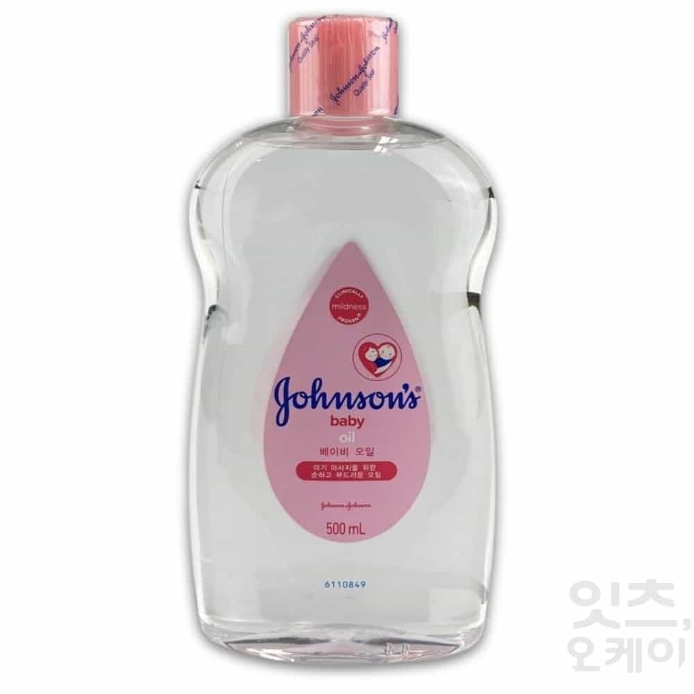 FIRSTOK 존슨즈 베이비오일 핑크 500ML 보습오일 순한오일 바디오일
