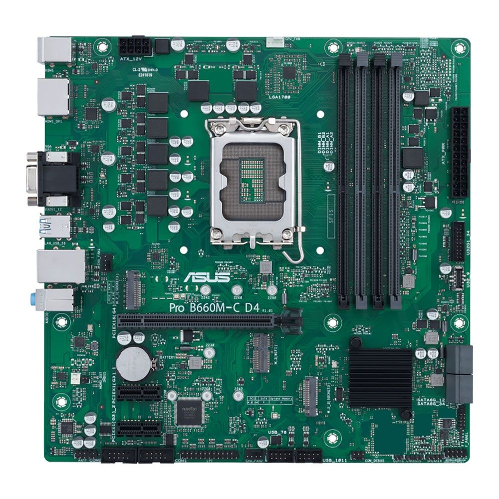 ASUS Pro B660M-C D4-CSM M-ATX 1700 소켓 12세대 메인보드