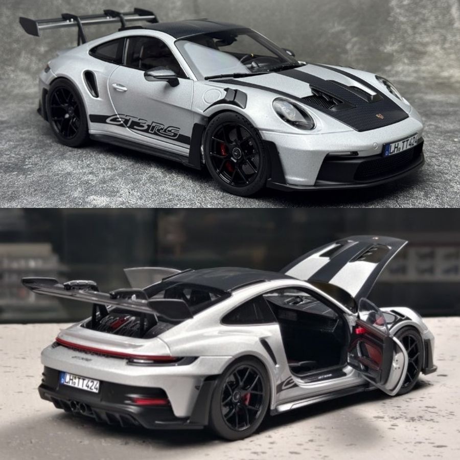 노레브 포르쉐 911 992 GT3 RS 자동차 모형 프라모델 다이캐스트 1