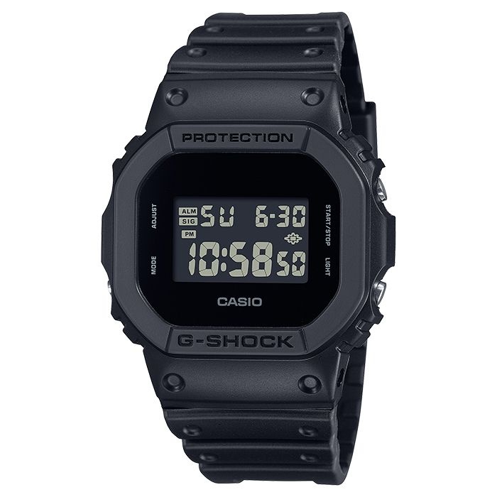 지샥 G-SHOCK 지샥 DW-5600UBB-1 스퀘어 블랙아웃 매트블랙