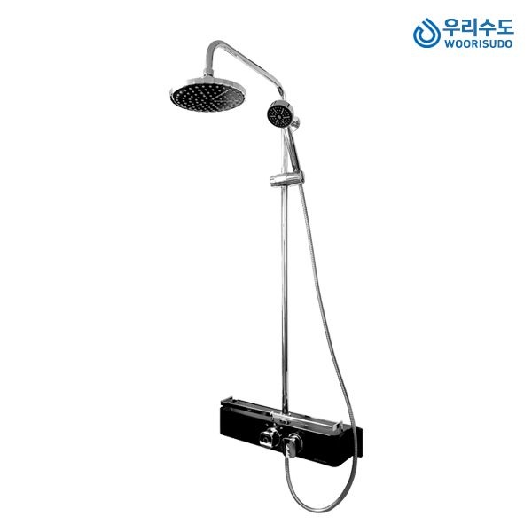 우리수도 국산 선반형 해바라기 851 샤워기 수도꼭지 레인샤워기