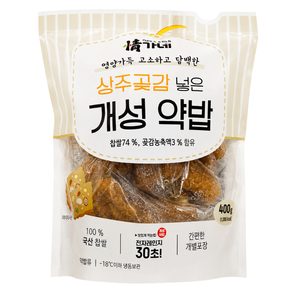 [오늘출발] 정가네 재첩국 정가네 상주곶감 넣은 개성약밥 50개