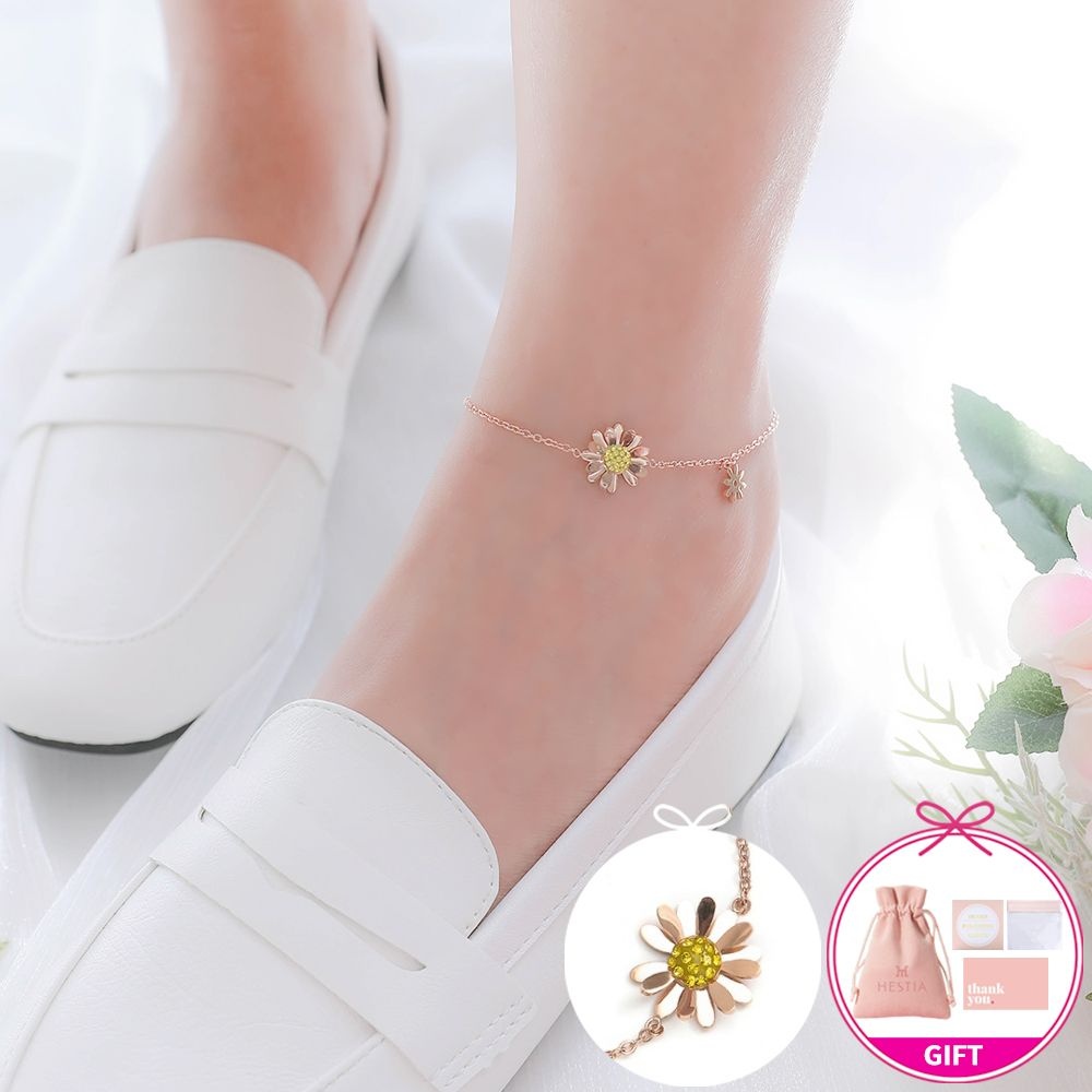 hestia 헤스티아 Dream Surgical Steel Ankle Bracelet [서지컬 발찌/HTSC-21329]