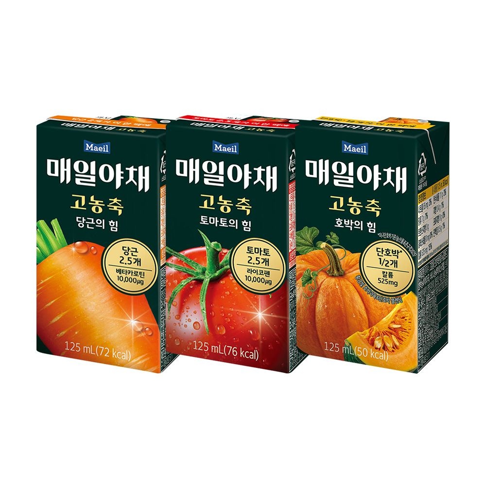 [롯데온]매일야채 125ml 12개+12개 (11,950원/무료)