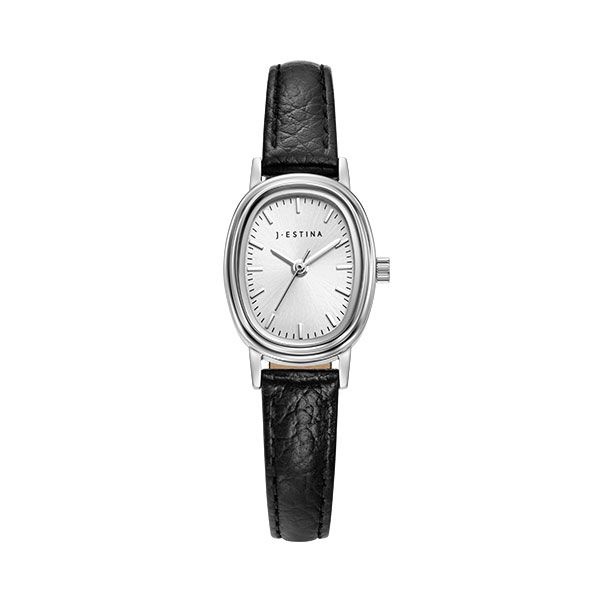 AMICO MIA 가죽 시계 - 화이트 (JWM1LE6BF601WHBK0)