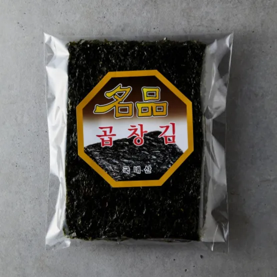 [무료배송] 바삭하고 꼬들꼬들한 프리미엄 곱창김 다이어트김 멸치삼촌콩이언니
