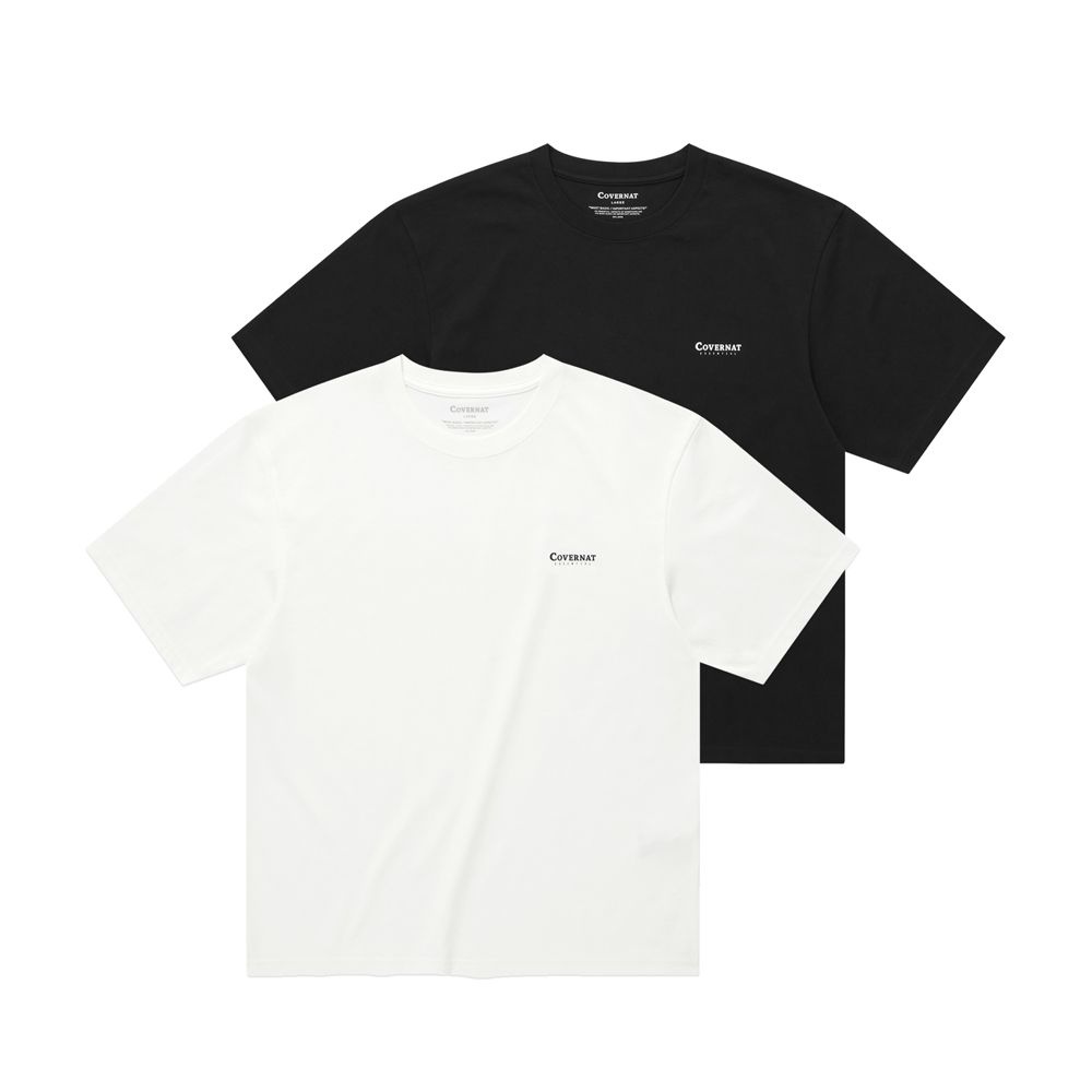 [롯데온]커버낫 쿨 코튼 티셔츠 2팩 (28,400원/무료)