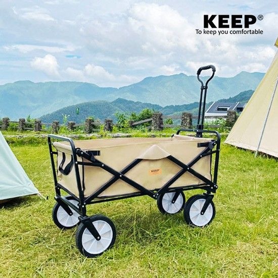 KEEP 캠핑 베이직 접이식 웨건