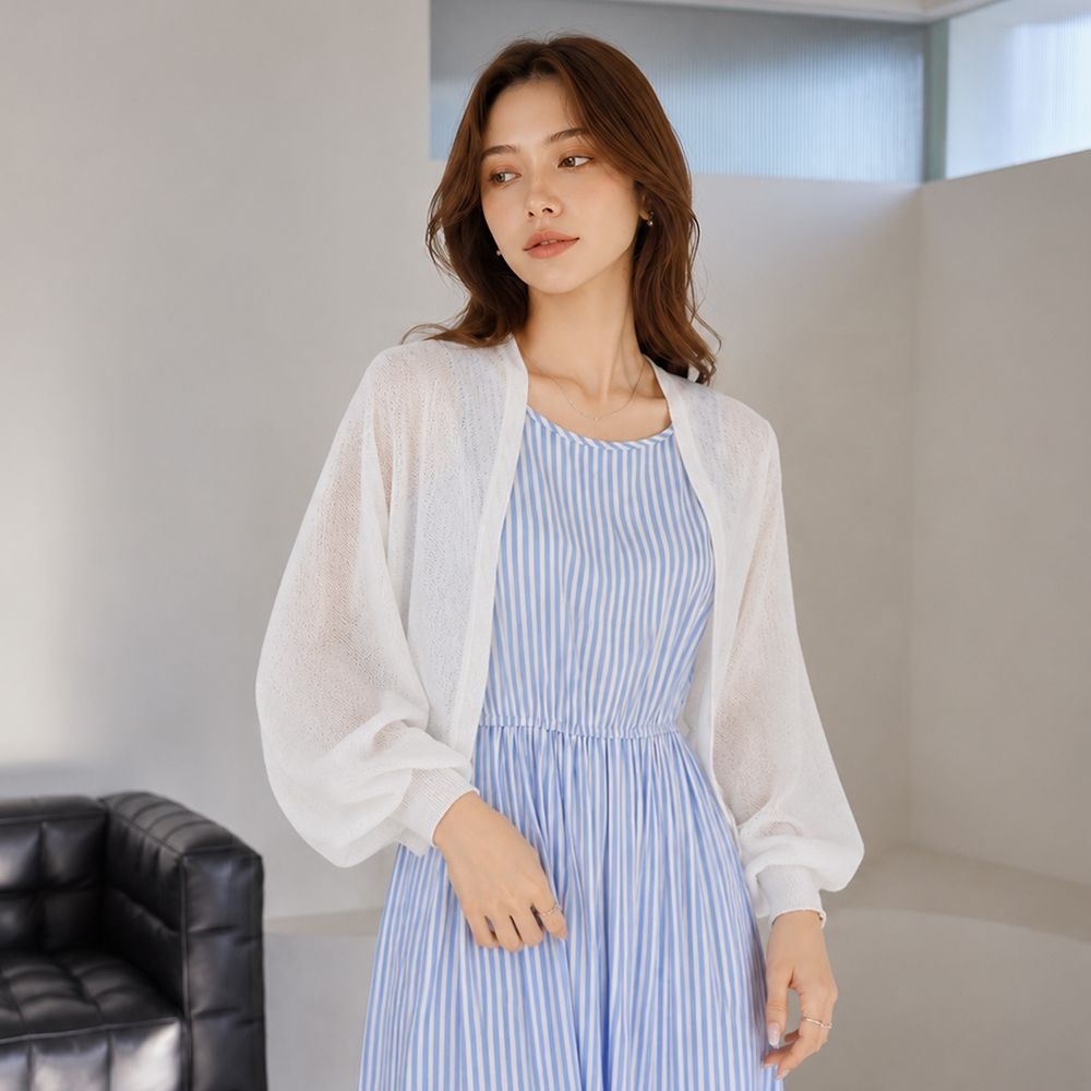나그랑 벌룬 볼레로 가디건_T2507CD033B