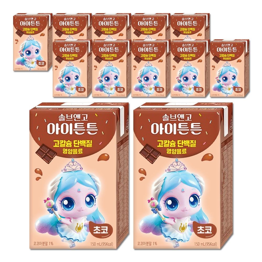 [오늘출발] 캐치티니핑 솔브앤고 아이튼튼 150ml 초코맛 12개