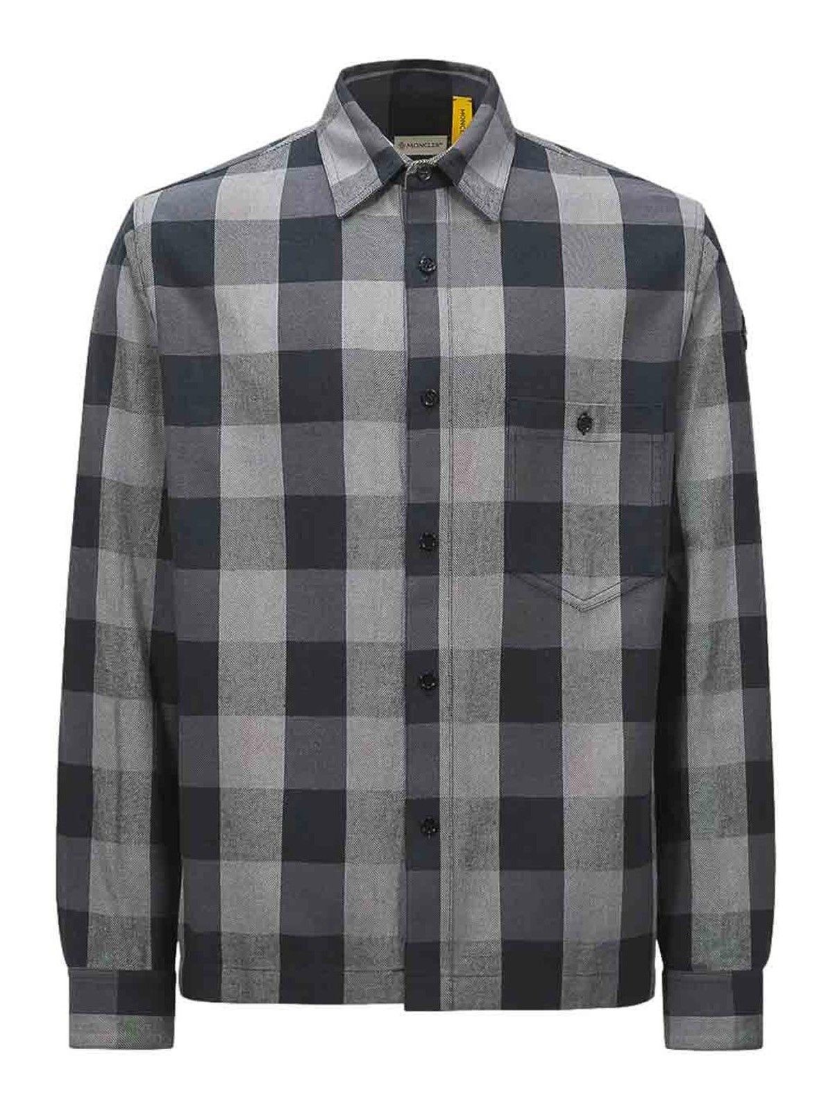몽클레르 25SS Moncler X Mercedes-Benz By Nigo Plaid 셔츠 2F00002M5950F99