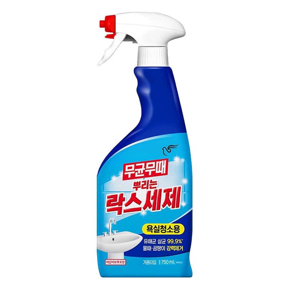 무균무때 뿌리는 락스세제 욕실청소용 750ml