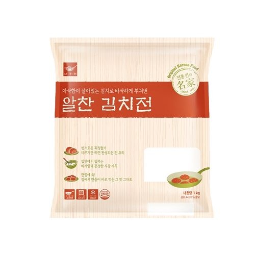 [롯데백화점]  사옹원 알찬 김치전 1kg 냉동