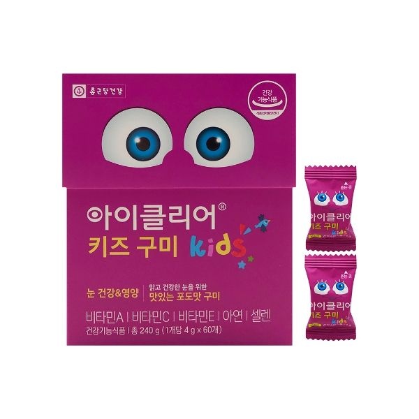 종근당건강 아이클리어 키즈 구미 4g x 60구미 x 1박스