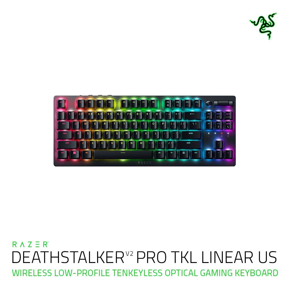 RAZER DeathStalker V2 Pro TKL Linear Red US 데스스토커 V2 Pro 텐키리스 리니어 키보드 (영문)