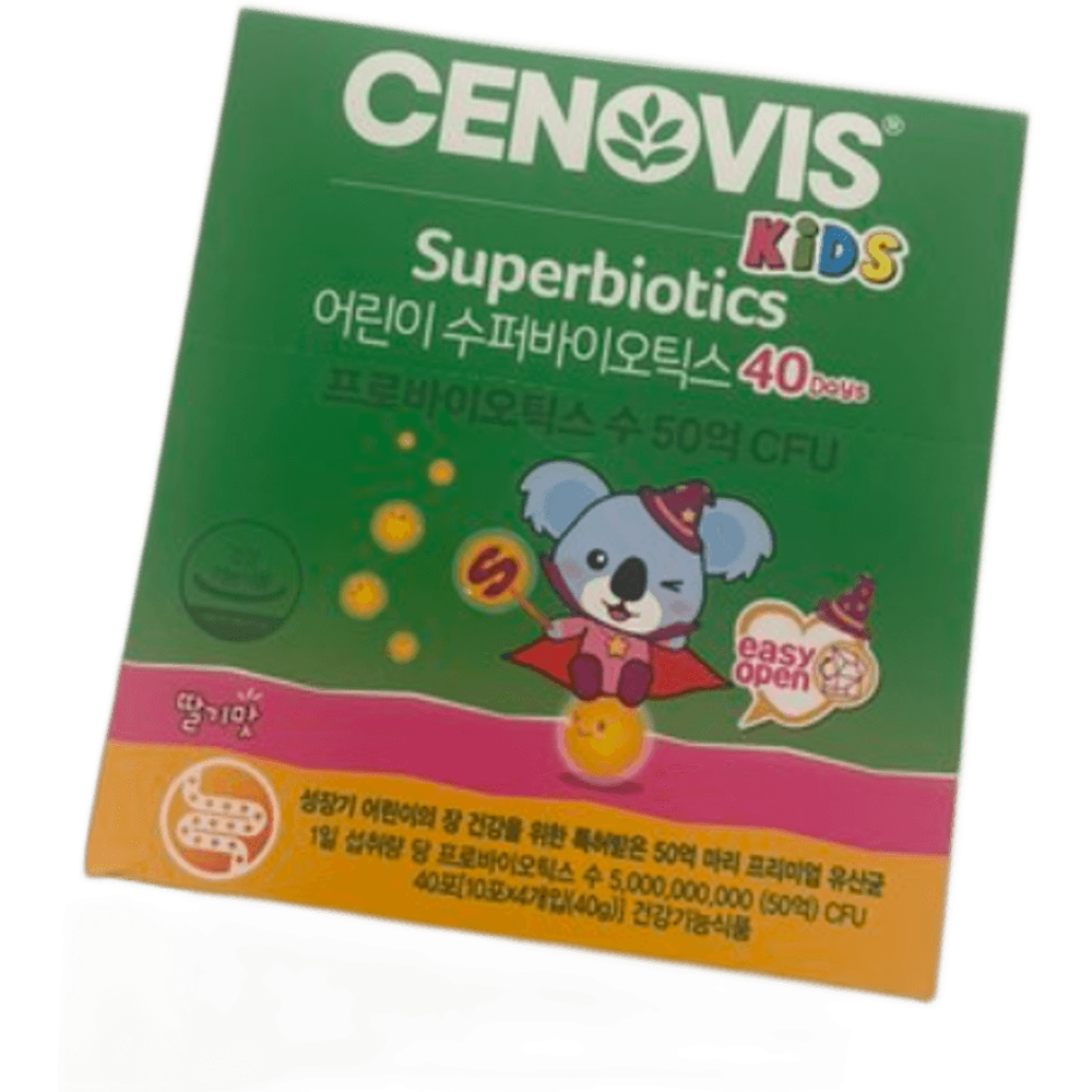 세노비스 이지오픈 어린이 수퍼바이오틱스 유산균 딸기맛 40g 1개