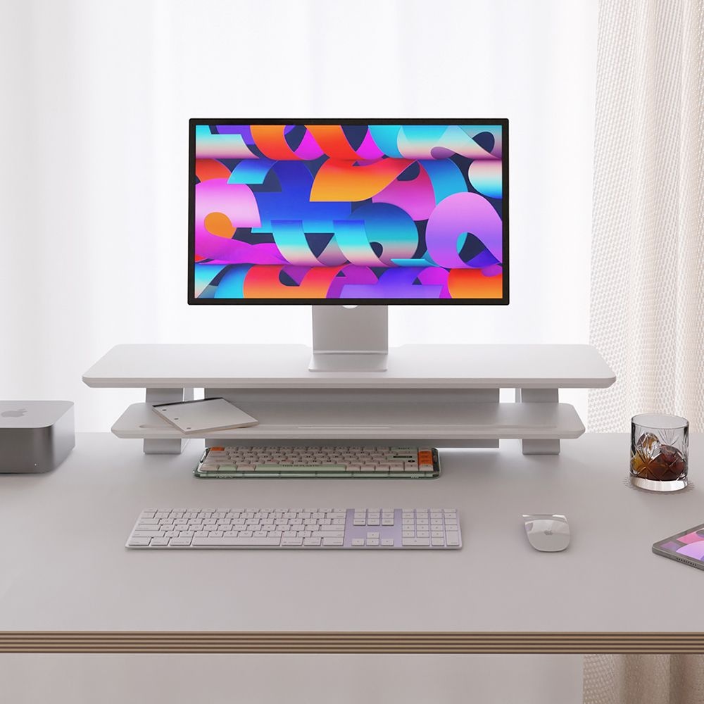 카멜마운트 MRS1 데스크 책상 클램프형 다용도 모니터 선반 받침대 거치대