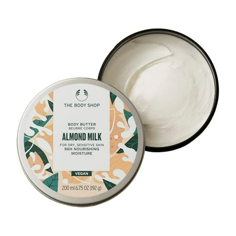 [해외] 더바디샵 바디버터 아몬드밀크향 고보습 바디 케어 200ml 3개 세트