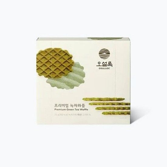 오설록 프리미엄 녹차와플 72g