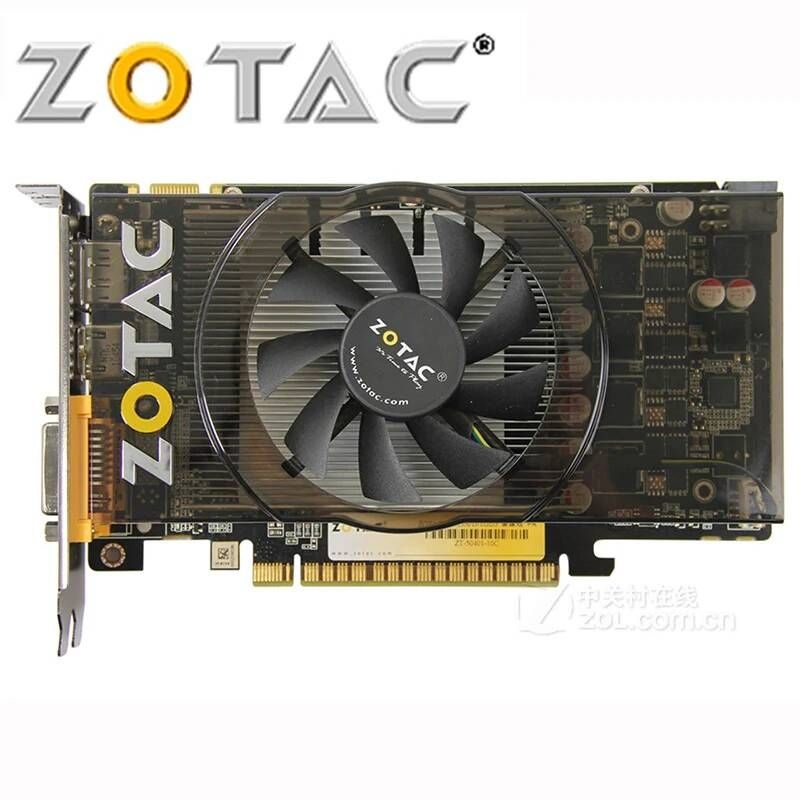 UnKnown [해외] ZOTAC 비디오 카드 GeForce GTX 550 Ti 1GD5 GDDR5 192Bit 그래픽 nVIDIA 500 시리즈 맵 GTX550Ti Dvi VGA 중고