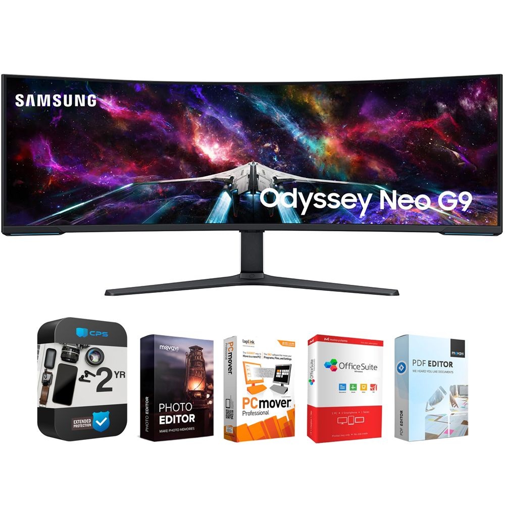 삼성 57인치 오디세이 네오 G9 듀얼 4K 커브드 게이밍 모니터 + 1년 패키지 1058670