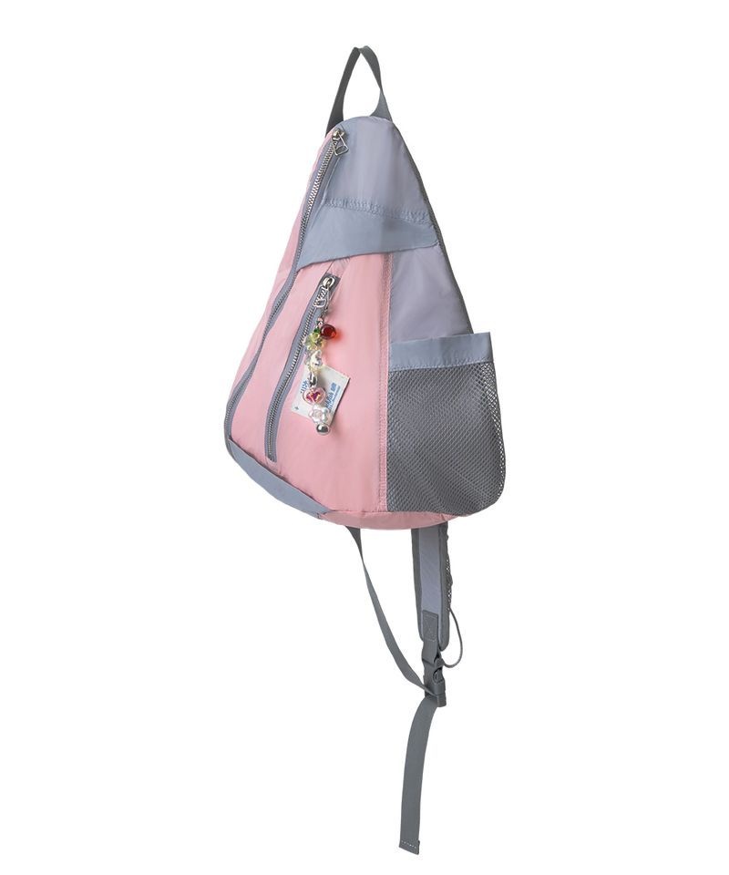 락피쉬웨더웨어 x ILLIT SLING BAG - PINK GREY