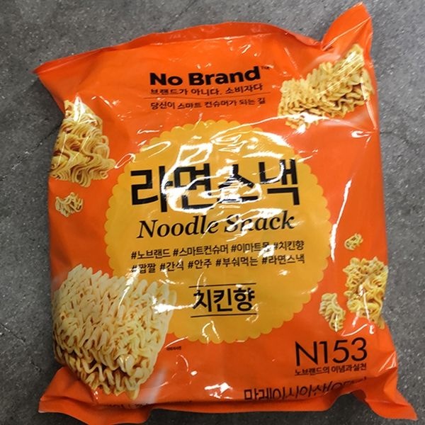 라면스낵 치킨향 250g