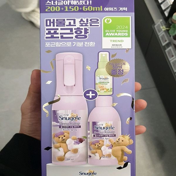 스너글 룸스프레이 드림 판타지 200ml +150 ml+ 60ml 기획세트