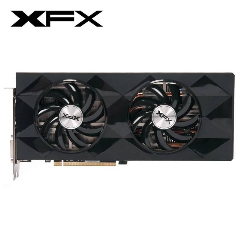 [해외] 오리지널 XFX R9 390 8GB 비디오 스크린 카드 AMD Radeon 390X 그래픽 GPU 보드 데스크탑 컴퓨터 게임 맵