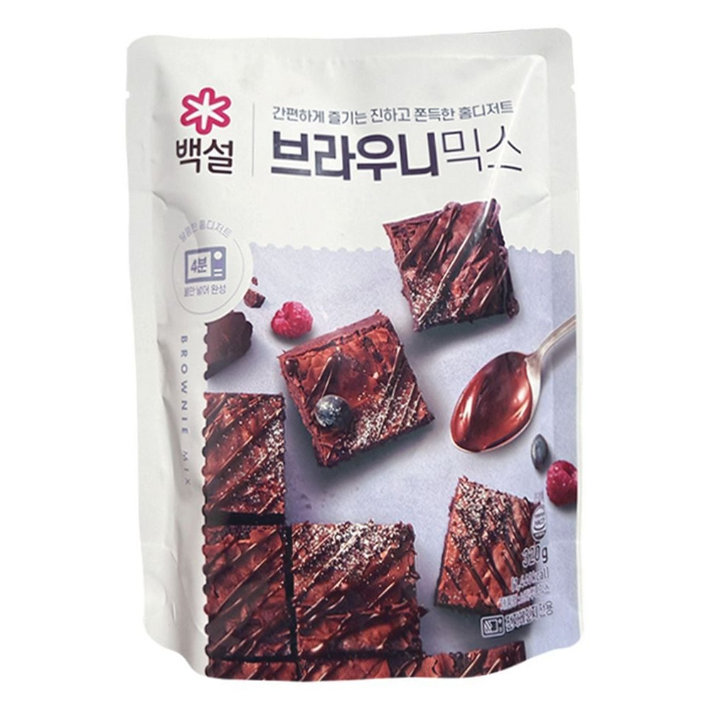 CJ제일제당 루체트리 백설 브라우니믹스 320g X 4개
