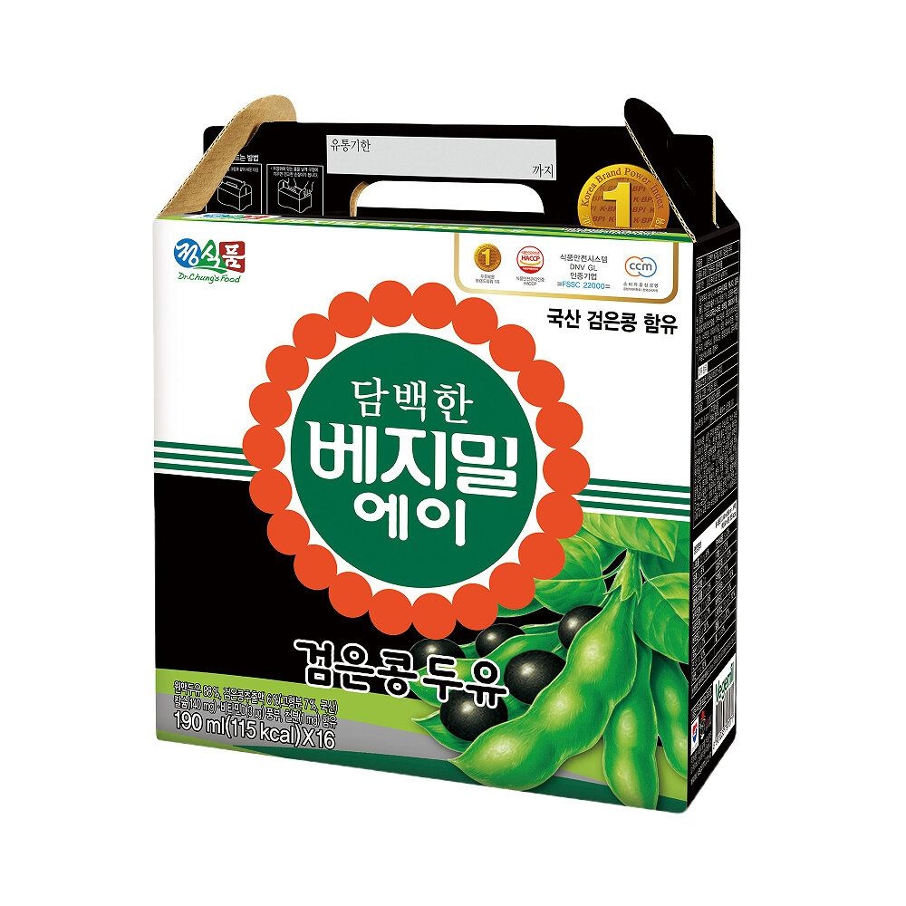 베지밀 담백한A 검은콩 190ml*16입