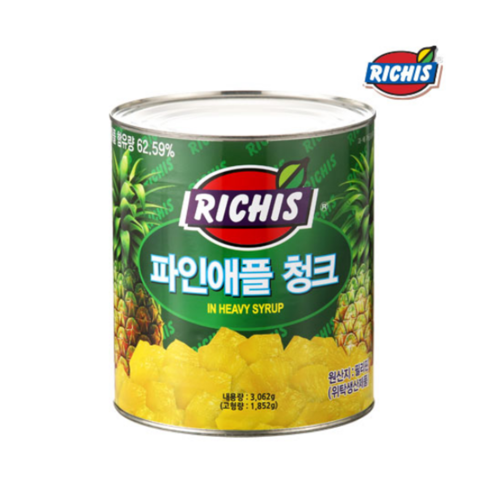 리치스 동서 리치스 파인애플 청크 3kg