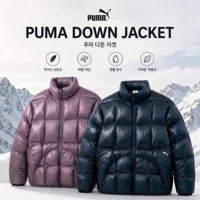 라푸마 푸마 PUMA 미드 구스다운 남성용 자켓 2종 택1 M Mid Goose Down Jacket 529718-02,03 LE1221814879 -