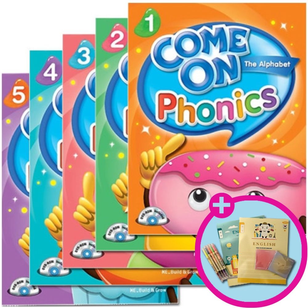 Come on Phonics 1 2 3 4 5 컴온파닉스 시리즈 레벨선택 빌드앤그로우 (550160)