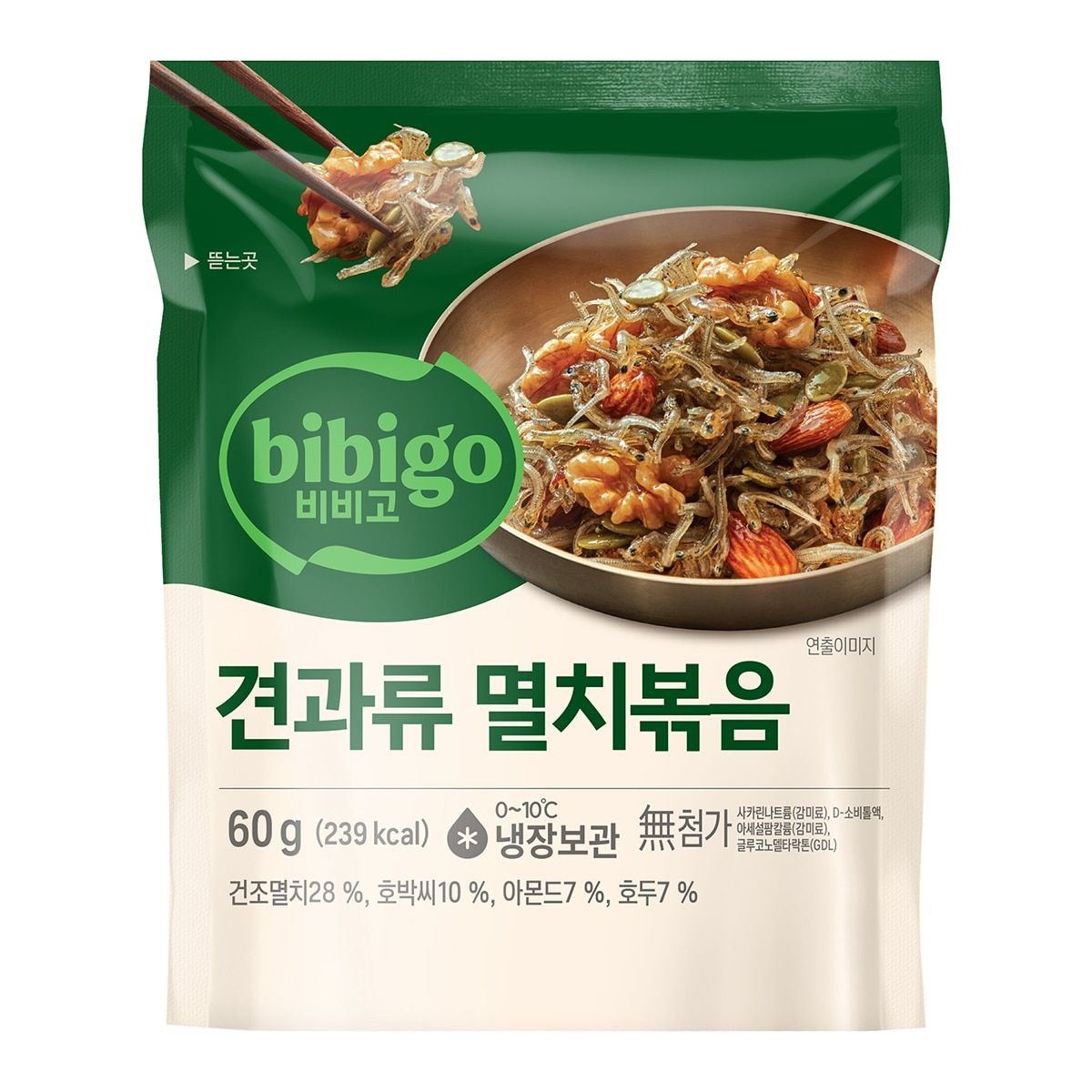 CJ 비비고 견과류 멸치볶음 60g x 6팩