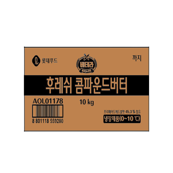 롯데 후레쉬 콤파운드버터 10kg 1박스