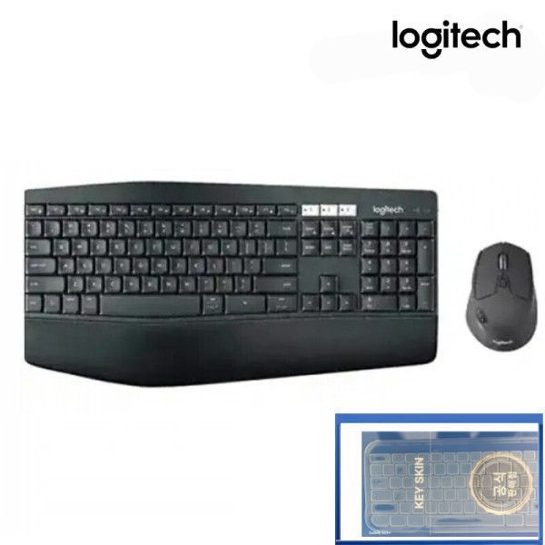 P 로지텍 MK850 블루투스 멀티 무선 콤보 마우스키보드 세트 (정품) + 키스킨