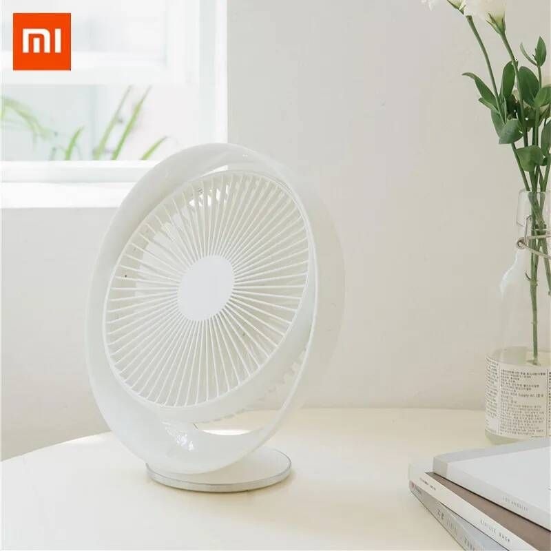 [해외] 써큘레이터 에어 선풍기 Xiaomi-3life 327 데스크탑 팬 USB 충전 공기 순환 및 자연 바람 조정 가능한 각도 12 인치