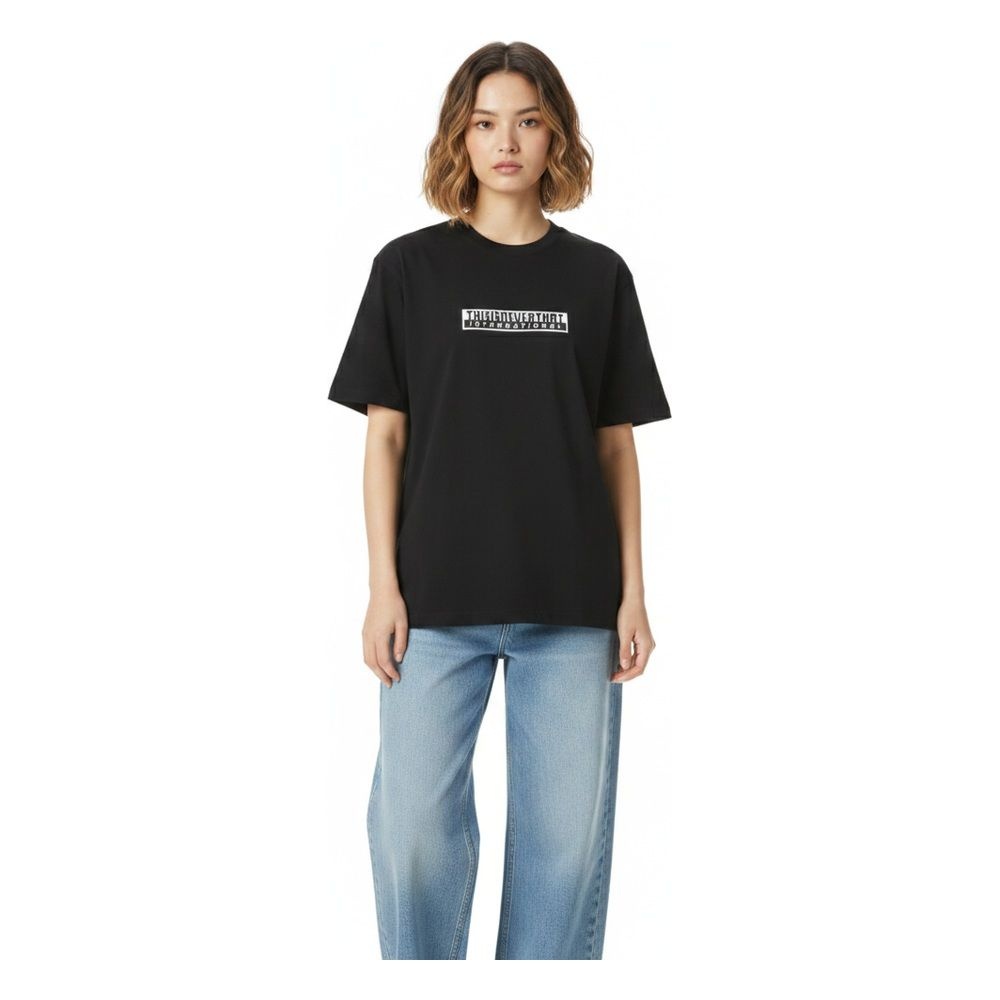 디스이즈네버댓 TNT International Tee Black 반소매 티셔츠 TN251TTSST11BLK