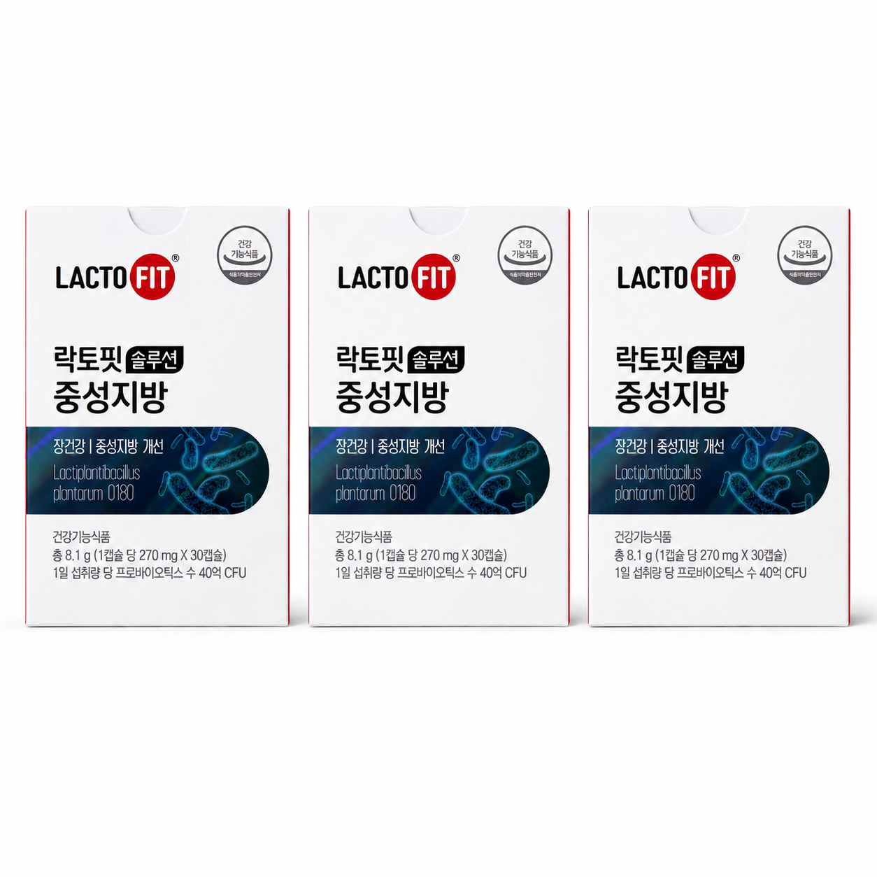 [온누리상품] 종근당건강 락토핏 솔루션 중성지방 30캡슐 3개 하루템