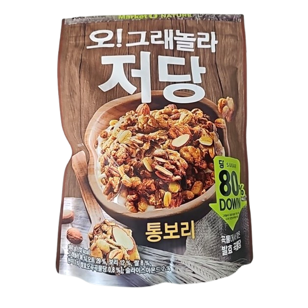 오리온 런던 오리온 오그래놀라 저당 통보리 그래놀라 360g x 3개