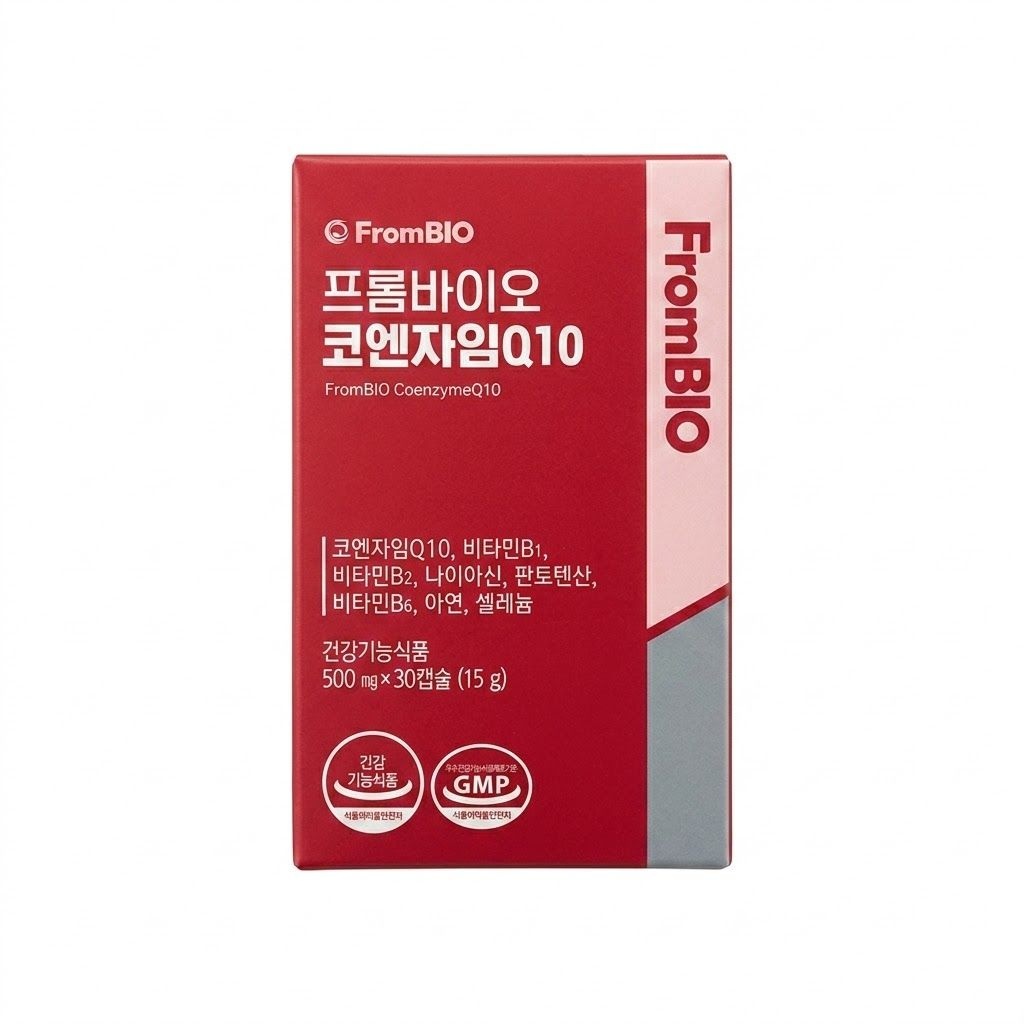 프롬바이오 코엔자임Q10 항산화 혈압건강 높은혈압감소 30캡슐x6박스 (6박스)