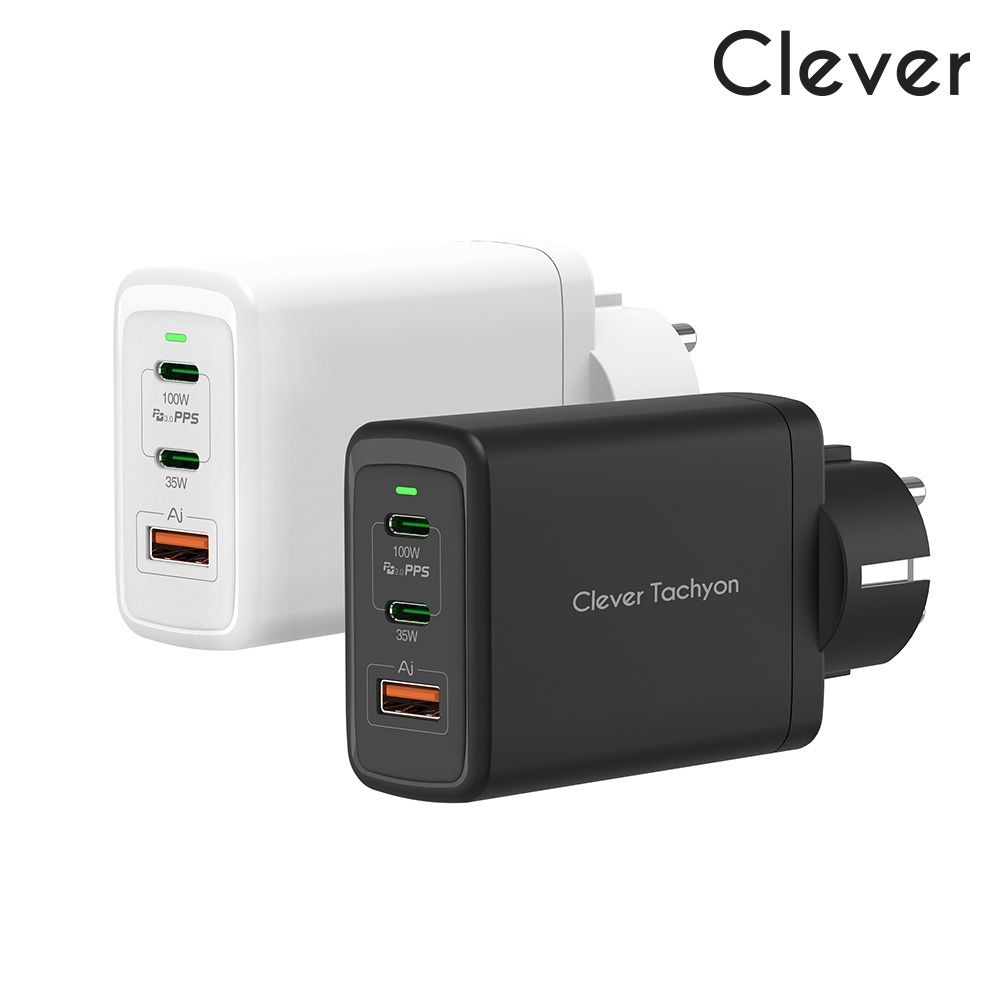 클레버타키온 110W PD PPS GaN2 접지 고속 멀티충전기 GM110