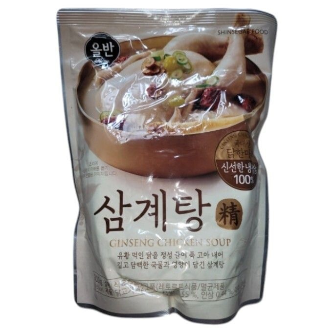 신세계푸드 올반 삼계탕 900g X 4팩